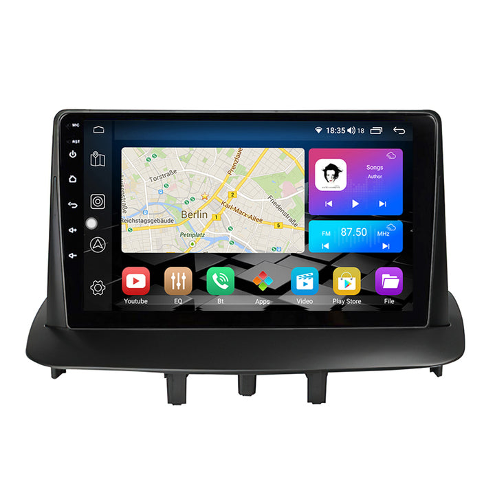 Android12 Carplay Auto CAR DVD Radio Mobil GPS Untuk Renault Megane 3 Fluence Samsung SM3 2008 -2014 Pemutar 2din Car DVD Player